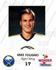 1988-89 Buffalo Sabres Wonder Bread #7 Mike Foligno
