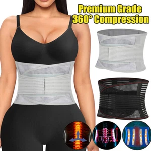 Medical Lower Back Brace Lumbar Back Support Belt for Women Waist Pain Relief US - Picture 1 of 19