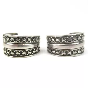 PANDORA Ohrringe Creolen 925er Sterling Silber Ohrstecker Denmark ALE Silver - Bild 1 von 5