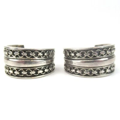 PANDORA Ohrringe Creolen 925er Sterling Silber Ohrstecker Denmark ALE Silver - Bild 1 von 4