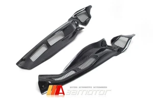 Carbon Fiber Front Fender Inner Air Outlet Duct Shrouds fits 2015-21 Subaru WRX - Imagen 1 de 7