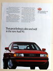 Audi 90 Magazine Print Ad 1998 8 x 11