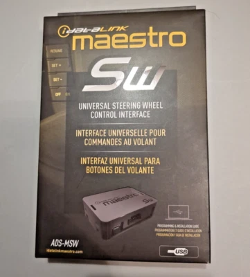 iDatalink Maestro SW ADS-MSW Steering Wheel Control Integration Module NEW  - Image 1 of 3