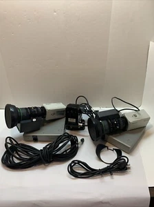 2 Sony DXC-950 3ccd Color Camera PAL Format/ Canon Macro TV Zoom Lens YH13X7.5 - Picture 1 of 23