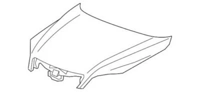 Genuine GM 2008-2015 Chevrolet Saturn Captiva Sport Vue Hood Assembly 19179654 - Imagem 1 de 2