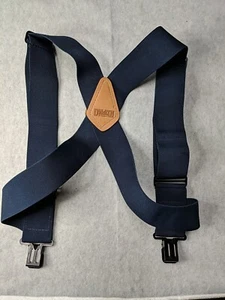 Duluth Trading Co. X-Back Seitenclip Hosenträger 2" breit strapazierfähige Verschlüsse blau - Bild 1 von 13