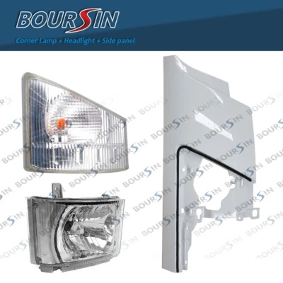 Side Panel+Corner Lamp+Headlight For ISUZU NPR NQR NRR 2008- Passenger side - Image 1 of 2
