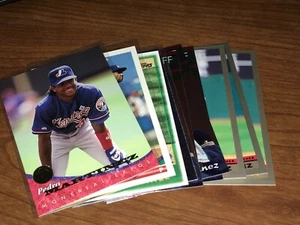 PEDRO MARTINEZ Baseball Card Pick Any Inserts SP Expos Red Sox Rookies NM+ Upick - Picture 1 of 1