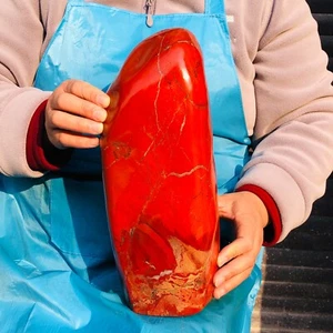 15.8LB Top Natural Red Jasper Quartz Crystal Mineral Specimen Healing Decoration - Picture 1 of 18