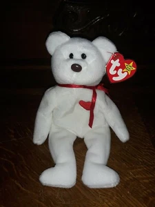 Ty BEANlE BABY Valentino ULTRA RARE 4TH GENERATION MANY ERROR 1993 BROWN NOSE - Bild 1 von 8