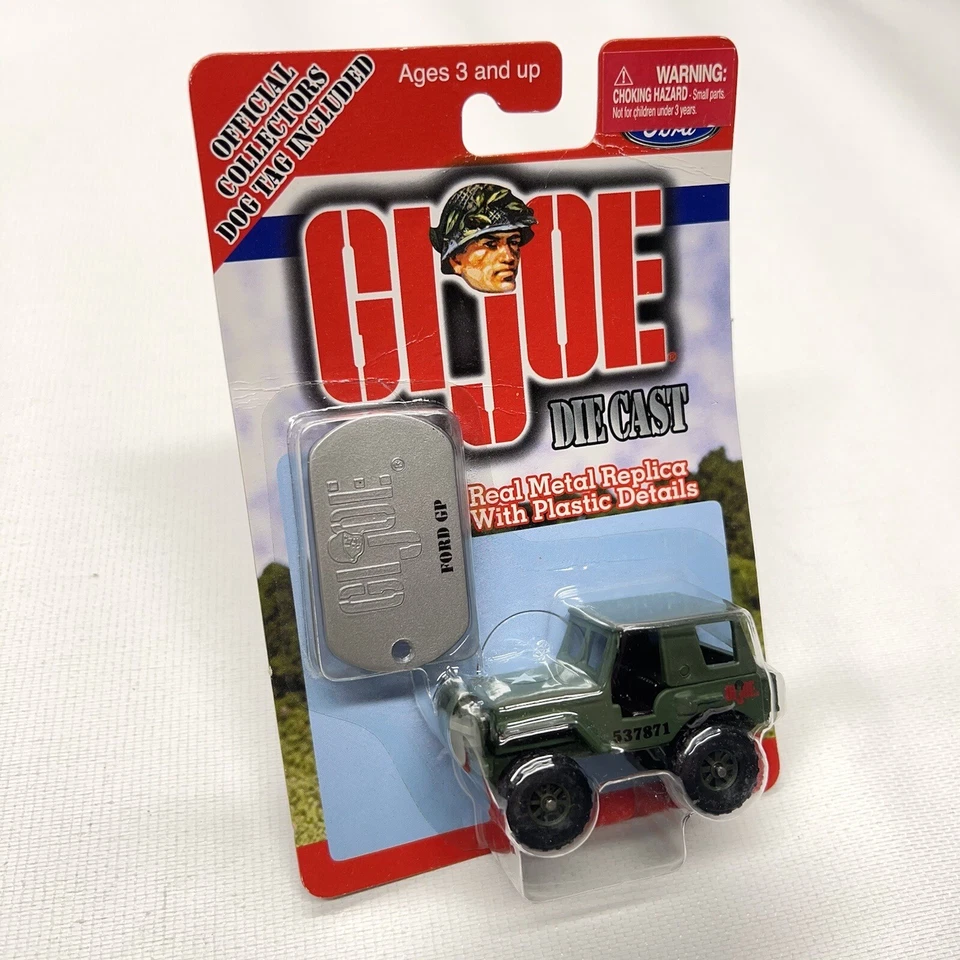 Nuevo GI Joe Ford GP réplica de metal fundido a presión 1:64 con etiqueta de perro coche juguete Foto 1 de 4