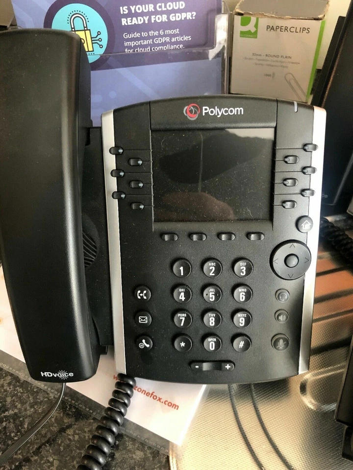 Polycom VVX411 Business VoIP Phone with Power Supply - 6 Months Warranty  - POE - Image 1 of 1