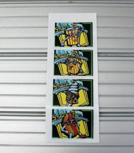 Creature From The Black Lagoon Pinball Machine SNACK BAR Drop Target Decal Set - Picture 1 of 1