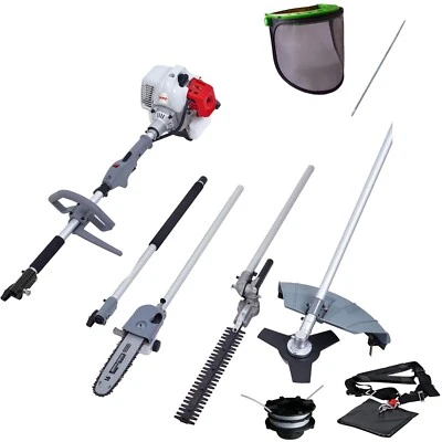 IKRA Benzin Heckenschere Entaster Trimmer Freischneider 4in1 IBKH33 Feile Schild - Bild 1 von 4