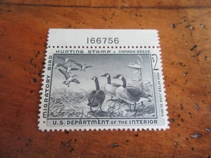 Postfrisch NH USA Bund Ente Briefmarkenplatte einzeln Scott RW25 - Bild 1 von 2