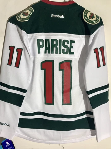 Reebok Women's Premier NHL Jersey Minnesota Wild Zach Parise White sz S Cover