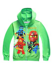 Us Stock Lego Movie Ninjago Boys Zip-Up Costume Hoodie Sweatshirt Jacket O26