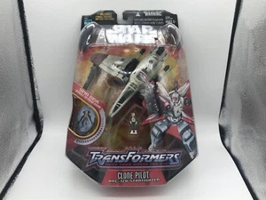 STAR WARS TRANSFORMERS CLONE PILOT ARC -170 STARFIGHTER HASBRO BRANDNEU IN VERPACKUNG - Bild 1 von 12