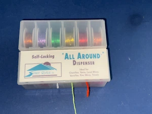 2 x Fly Tying Materials. All Round Materials Dispenser Box With wool & tinsell - Picture 1 of 2
