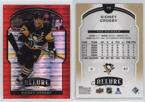 2020-21 Upper Deck Allure Red Rainbow Sidney Crosby #70