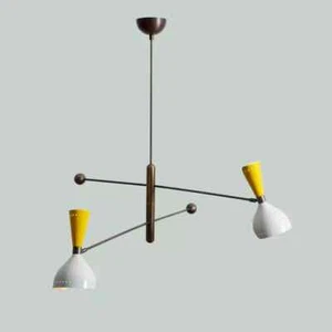 Modern Diabolo Light Fixture 4 Light Stilnovo Decorative Brass Lamp gift - Picture 1 of 4