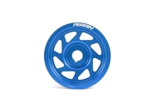 Perrin Lightweight Blue Crank Pulley for 2002-2014 WRX / 2004-2021 STI w/AC - Picture 1 of 4