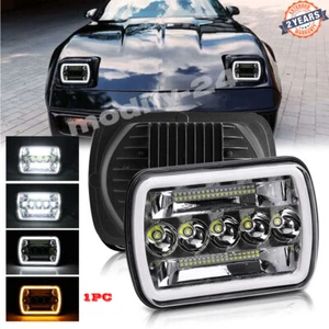 Proyector de faros LED Hi-Lo Fit Chevy Corvette C4 1984-1996 S10 Halo 5x7 7x6 - Imagen 1 de 12
