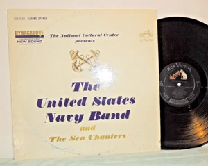 The U.S. Navy Band & Sea Chanters Vinyl LP Record Album, JFK Center, 1963 - Picture 1 of 2