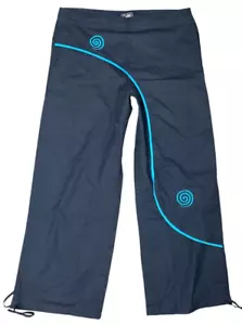 COLINE Damen XL 100% Baumwolle Hose Pants bestickt BOHO Festival fließend - Bild 1 von 5