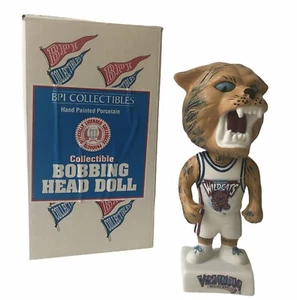 Villanova Wildcats Mascota Will D Gato Porcelana Bobblehead BPI Coleccionables 1996 - Imagen 1 de 8