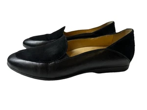 Dansko The Lace 38 7,5-8 US schwarze flache Damen-Leder-Slipper mandelförmige Zehenpartie Loafer - Bild 1 von 9