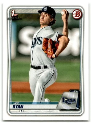 2020 Bowman #BP-117 Joe Ryan Prospects Tampa Bay Rays - Image 1 of 2