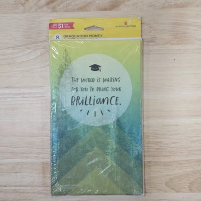 8 ct Graduation Greeting Cards Money Gift Card Holder • Get Out There and Shine - Image 1 of 3