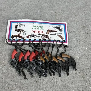 Vintage Die Cast Water Gun Key Chain Pistol Store Display - Picture 1 of 11