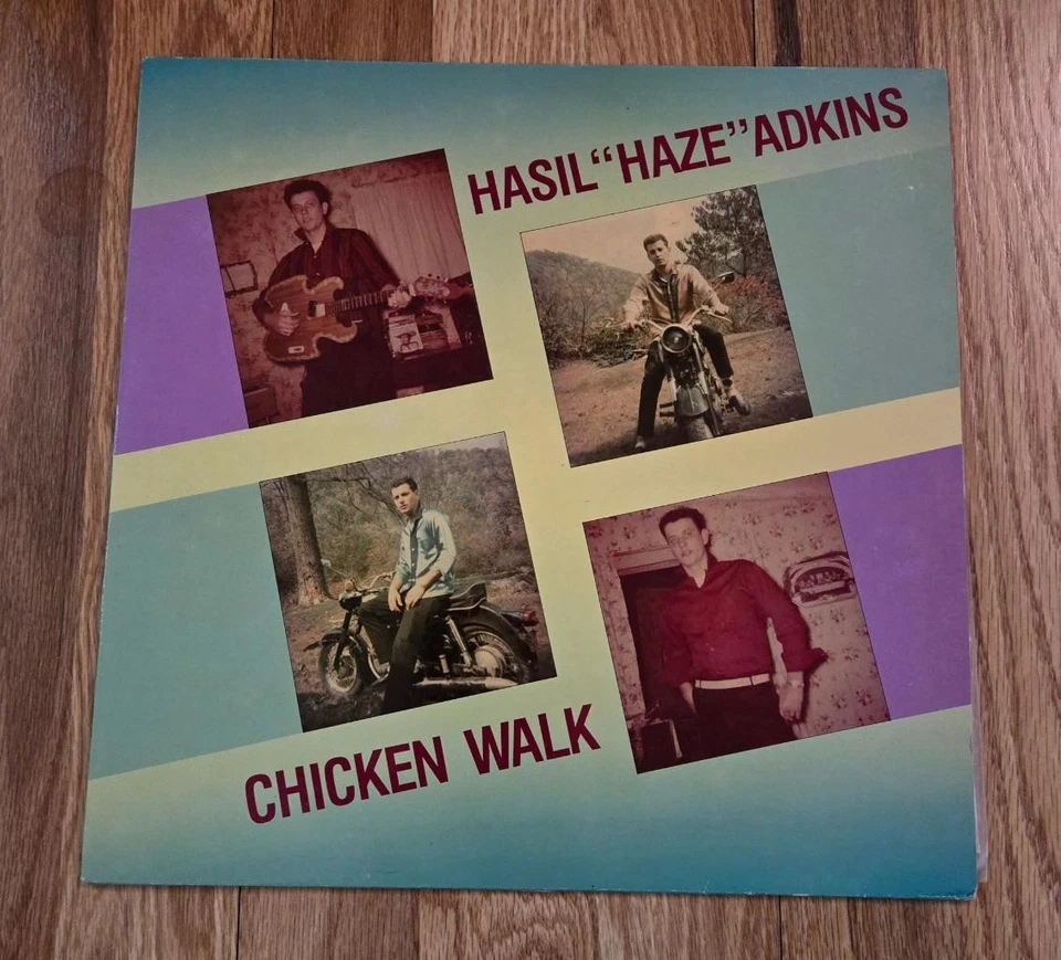 Hasil Adkins HAZE - CHICKEN WALK LP EX 1984 German import - Rockabilly Foto 1 de 1