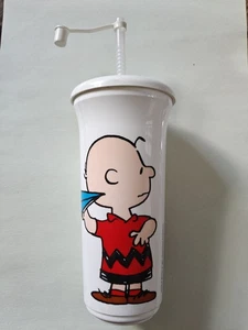 Vintage Retro Peanuts Snoopy Whistling Drinks Bottle 90s Original Unused Large - Picture 1 of 8
