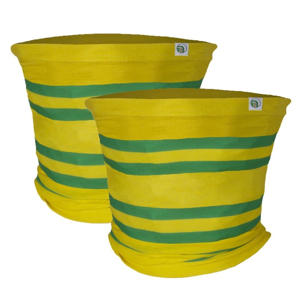 Fanoriginals Paquete de 2 Bufandas Cuello Snood - Amarillo Verde Newton Heath Colores Foto 1 de 1
