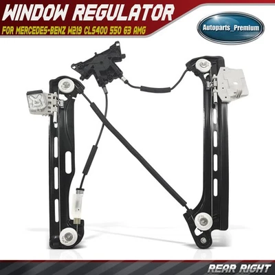 Rear Right Power Window Regulator for Mercedes-Benz W219 CLS400 CLS550 CLS63 AMG - Image 1 of 4