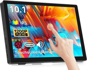 Tragbarer Touch Monitor 10,1" (HD-101) 1920x1200 IPS HDMI USB-C Lautsprecher - Bild 1 von 7