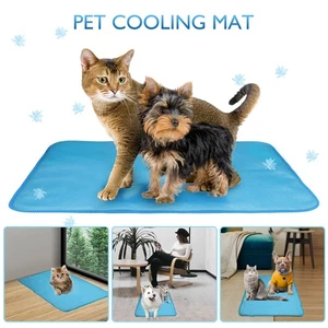 Pet Cooling Mat Cool Pad S/M/L/XL Summer Comfortable Cushion Bed Blanket Dog Cat - Picture 1 of 25