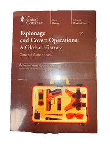 The Great Courses ESPIONAGE AND COVERT OPERATIONS Guidebook 12 CDS AUDIOBOOK - Picture 1 of 2