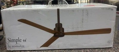 Minka-Aire Simple 44" F786-BNW Brushed Nickel Ceiling Fan - Image 1 of 4