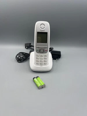 ☎️Gigaset A415 Weiß Telefon Mobilteil Festsetz Akku Ladeschale Basis Ladeschale - Bild 1 von 4