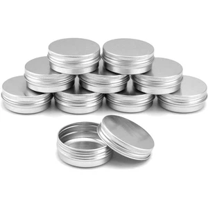 30 Stück Aluminium Cremedose mit Deckel, Rund Leer Döschen für Creme Lotion S... - Bild 1 von 10