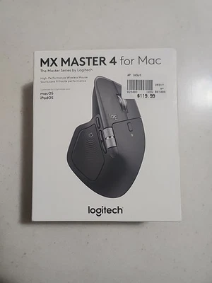 Logitech MX Master 4 for Mac - Wireless Bluetooth Mouse with Ultra-fast Scrollin - Image 1 of 4