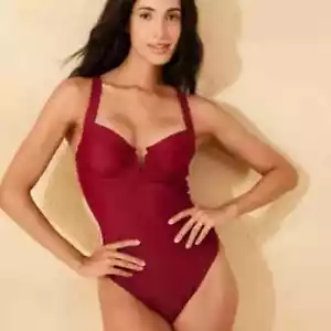 Women's High Leg Balconette Underwire One Piece Swimsuit - Shade & Shore - Picture 1 of 8