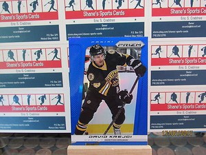 2013-14 Panini Prizm Prizms Blue #7 David Krejci