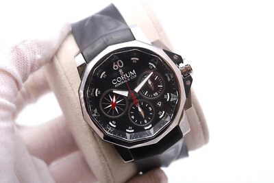 Reloj para hombre Corum Admiral's Cup cronógrafo 44 mm esfera negra acero 1.0071 Foto 1 de 4