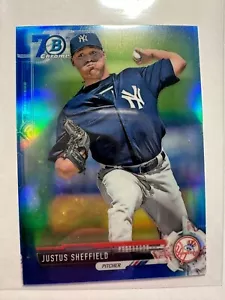 K53,630 - 2017 Bowman Chrome Mini Prospect 70th Blue #BCP132 J. Sheffield #/70 - Picture 1 of 1