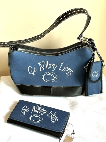 Penn State Littany Lions Purse and NWT Wallet Cover